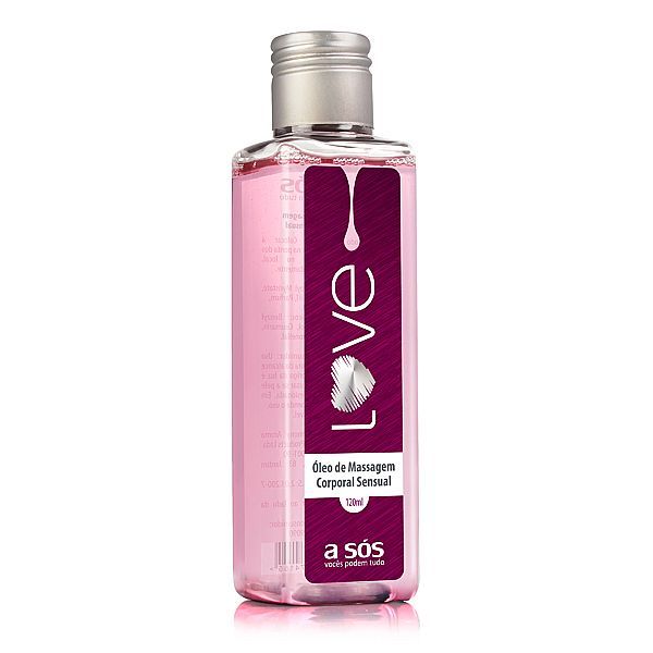 Óleo para massagem Corporal Sensual A Sós Love - 120ml