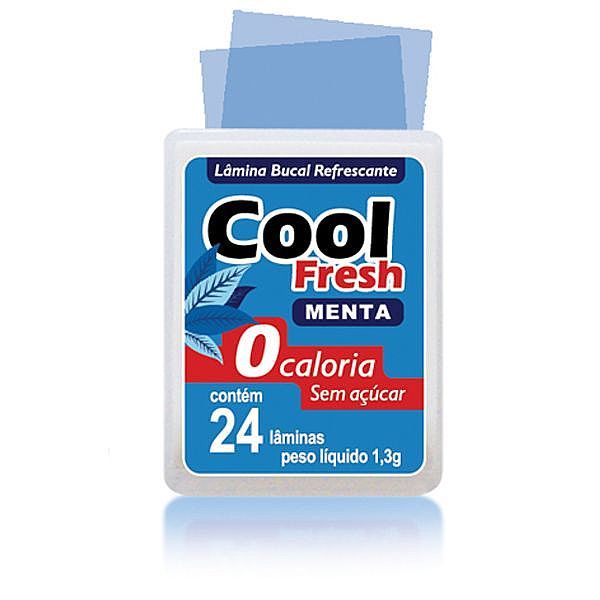 Lâmina Cool Fresh Sabor Menta com 24 Lâminas