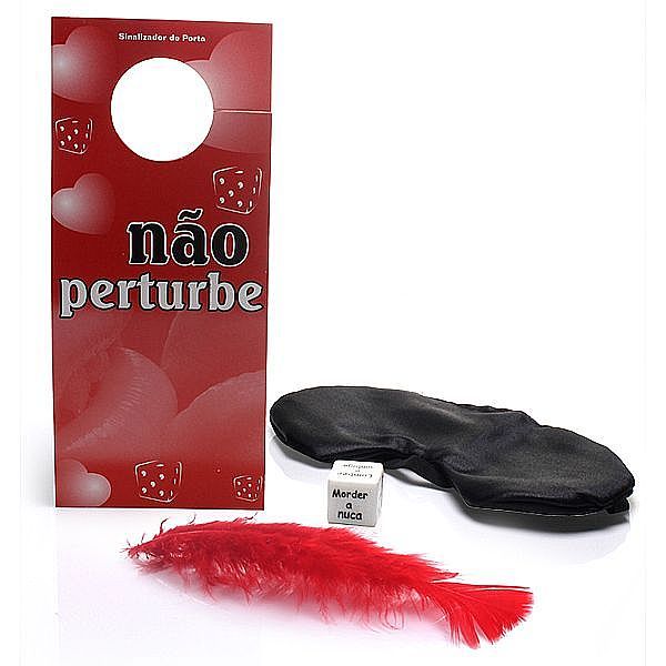 Dado com embalagem e encarte kit Sensações