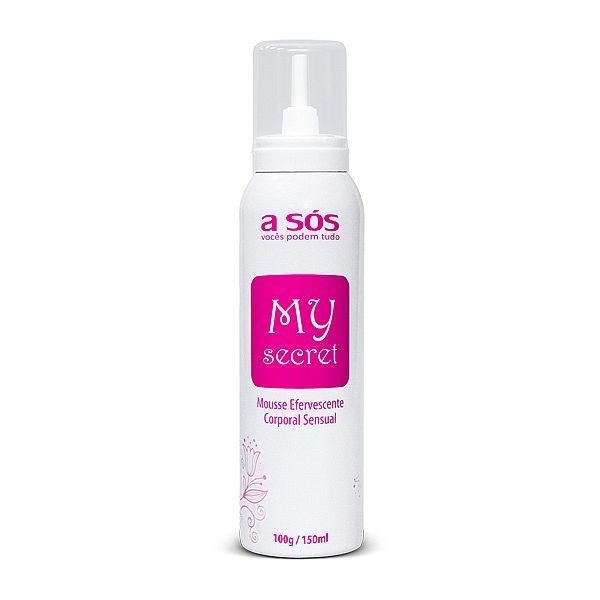 Mousse corporal efervescente sensual A Sós My Secret - 150ml