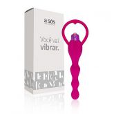 Plug Pleasure A Sós com Vibrador - Rosa