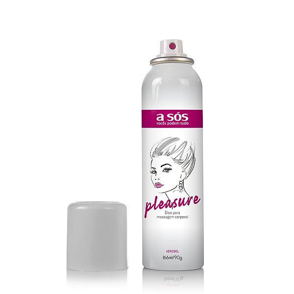 Óleo Corporal Aerosol Pleasure A Sós Excitante Feminino - 16