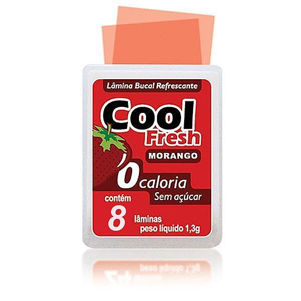 Lâmina Cool Fresh Sabor Morango com 08 Lâminas