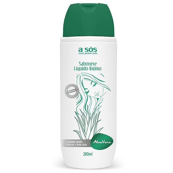 Sabonete Íntimo A sós Aloe Vera - 200ml