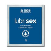 Gel Lubrificante Corporal A Sós Lubrisex - Sachê 5G