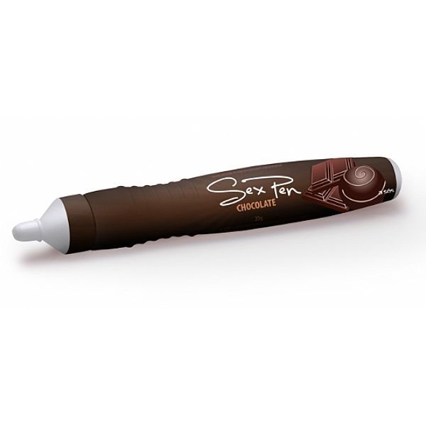 Caneta Comestível Sex Pen A Sós Chocolate - 20g