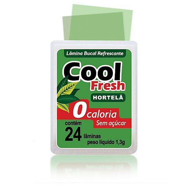 Lâmina Cool Fresh Sabor Hortelã com 24 Lâminas