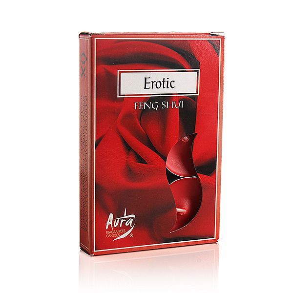 Vela Aromatizada Erotic vermelha com 06 unidades