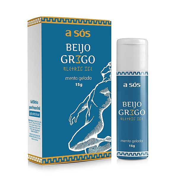 Gel A Sós Comestível Eletric Ice Beijo Grego - 15g