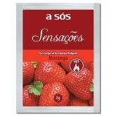 Gel A Sós Sensações Comestível Hot Sabor Morango - Sachê 8g