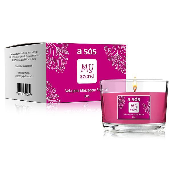 Vela para Massagem Sensual A Sós My Secret - 80g