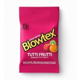 Preservativo Blowtex Aromatizado Tutti-Frutti com 03 unidade