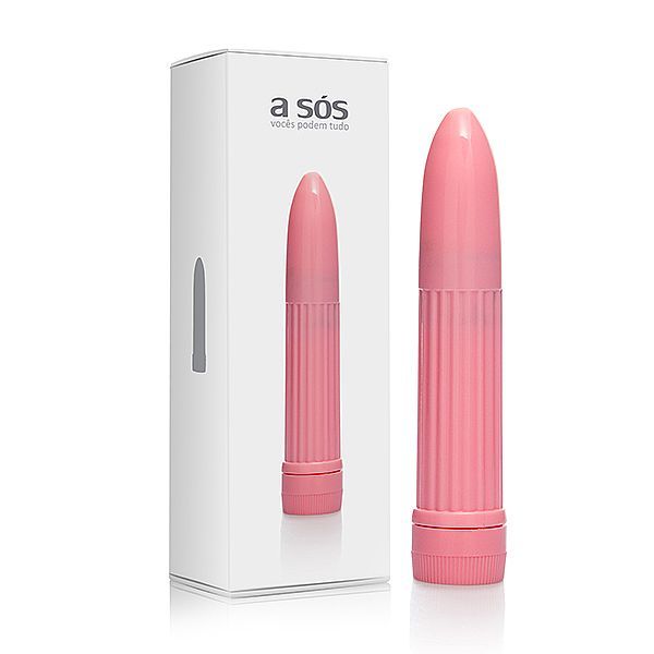 Vibrador A Sós Personal Multivelocidade na cor Rosa - 13cm