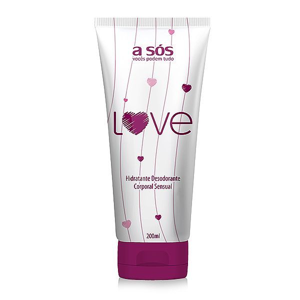 Creme Hidratante sensual A Sós Love - 200ml